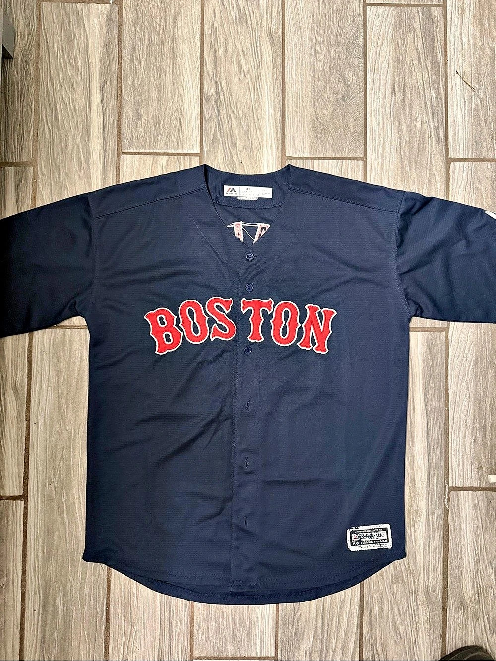 Majestic Boston Red Sox Chris Sale #41 Alternate Navy MLB Jersey Size Large